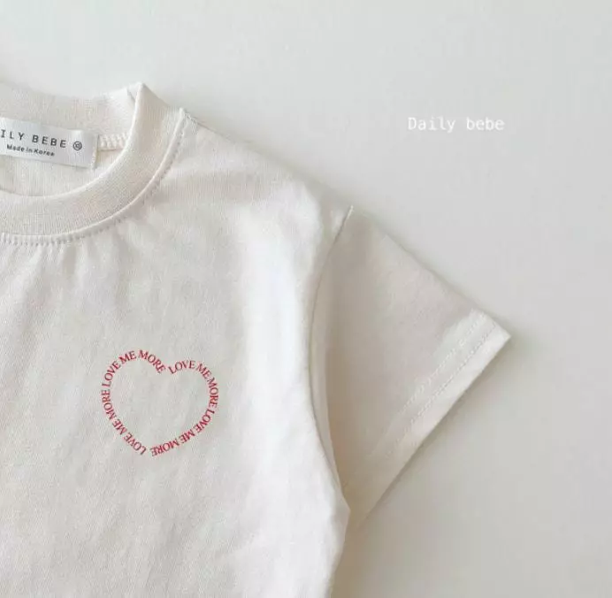 Daily Bebe - Korean Children Fashion - #stylishchildhood - Love Me More Top Bottom Set - 7