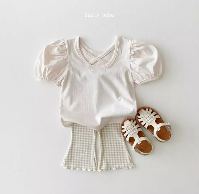 Daily Bebe - Korean Children Fashion - #stylishchildhood - X String Tee - 8