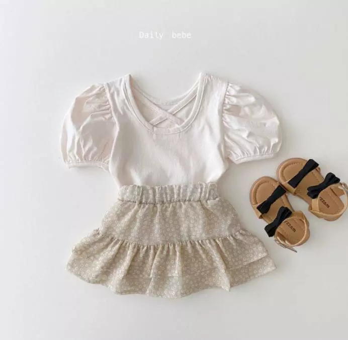 Daily Bebe - Korean Children Fashion - #toddlerclothing - Chiffon Skirt - 4