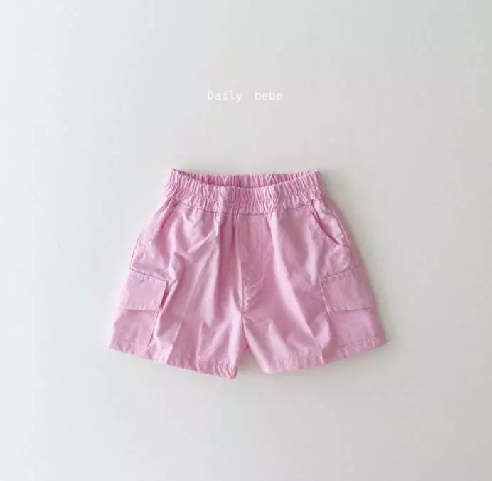Daily Bebe - Korean Children Fashion - #stylishchildhood - Cargo Shorts - 2