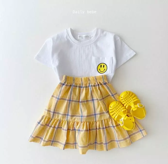 Daily Bebe - Korean Children Fashion - #todddlerfashion - Pocket Smile Tee - 7