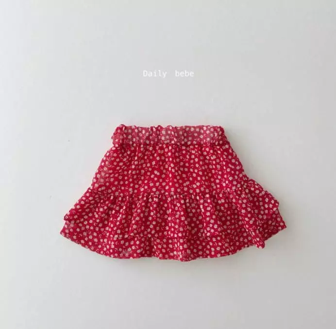 Daily Bebe - Korean Children Fashion - #todddlerfashion - Chiffon Skirt - 2