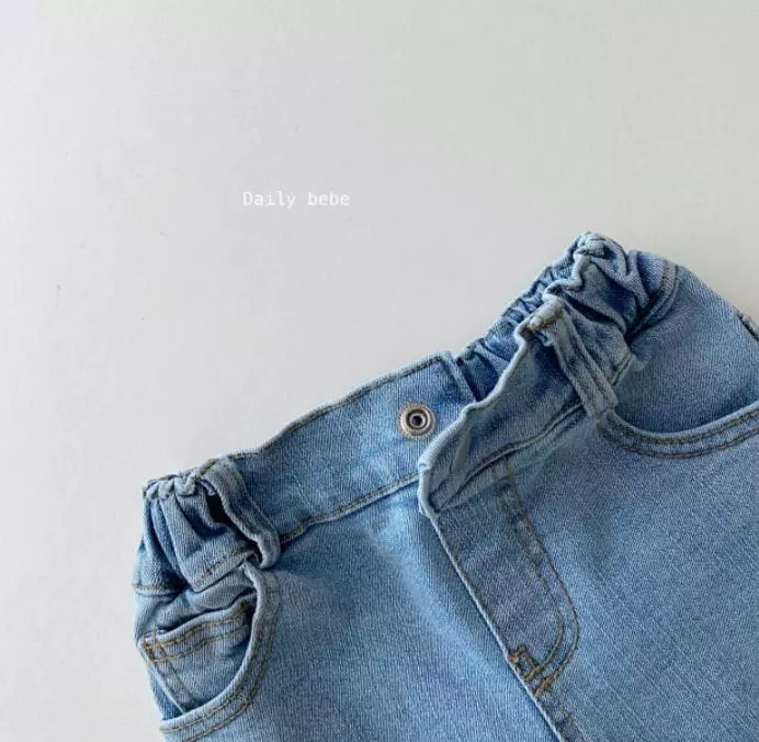 Daily Bebe - Korean Children Fashion - #todddlerfashion - Denim Shorts