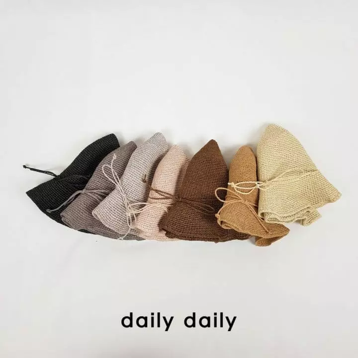 Daily Daily - Korean Children Fashion - #childofig - Sunny Block Bucket Hat - 2
