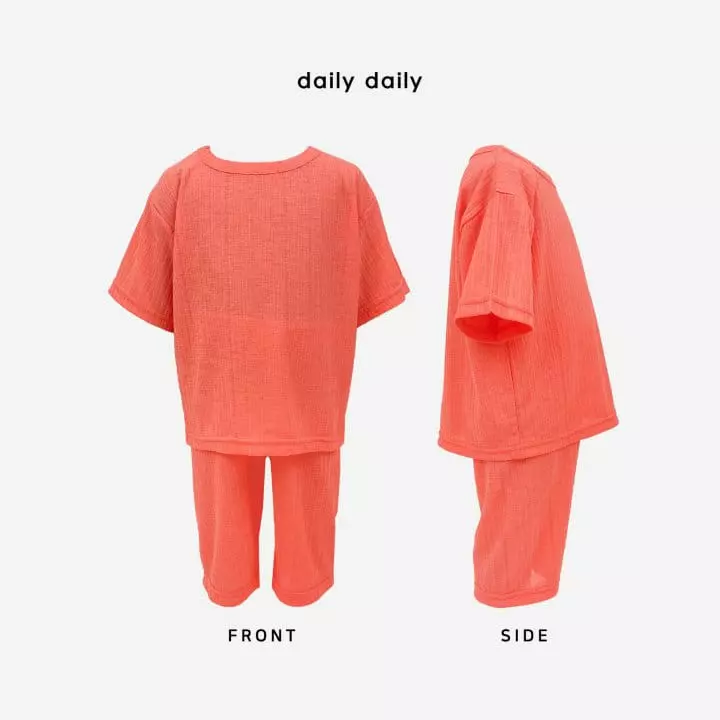 Daily Daily - Korean Children Fashion - #discoveringself - Kids Summer Crayon Pleats Easywear