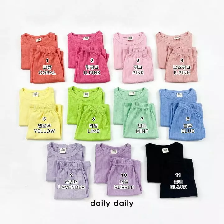 Daily Daily - Korean Children Fashion - #fashionkids - Kids Summer Crayon Pleats Easywear - 2