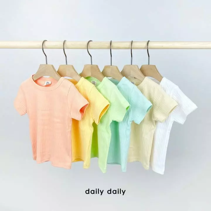 Daily Daily - Korean Children Fashion - #kidsstore - Kids Rib Smooth Homewear - 9