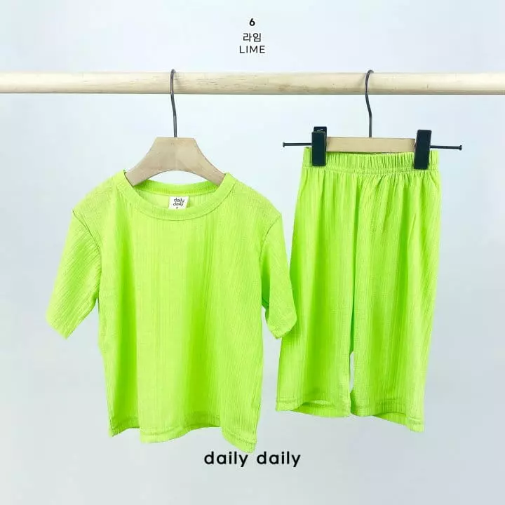 Daily Daily - Korean Children Fashion - #magicofchildhood - Kids Summer Crayon Pleats Easywear - 8