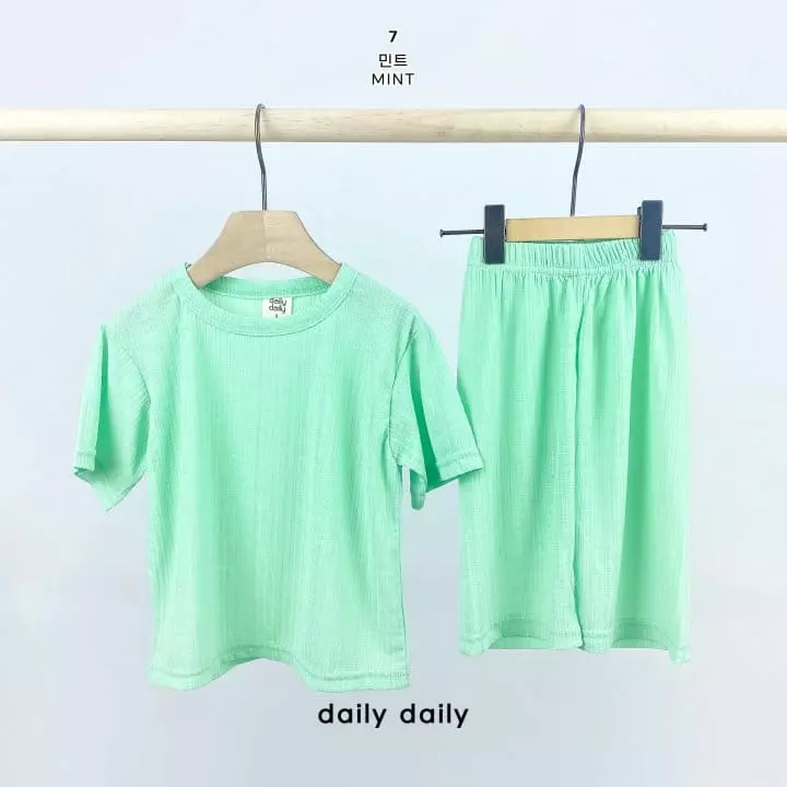 Daily Daily - Korean Children Fashion - #minifashionista - Kids Summer Crayon Pleats Easywear - 9