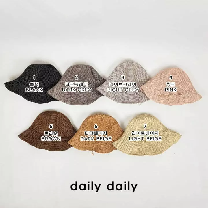 Daily Daily - Korean Children Fashion - #stylishchildhood - Sunny Block Bucket Hat