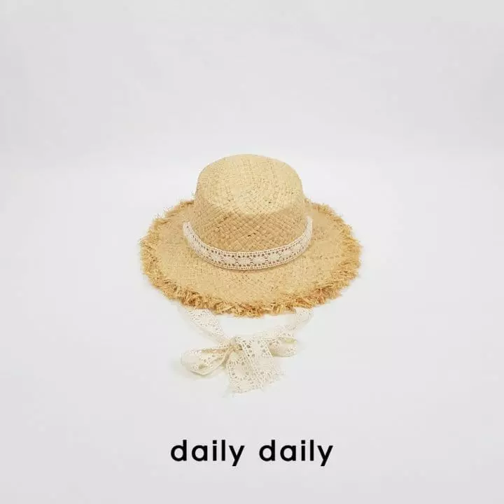 Daily Daily - Korean Children Fashion - #todddlerfashion - Rapia Lace Summer Hat - 3