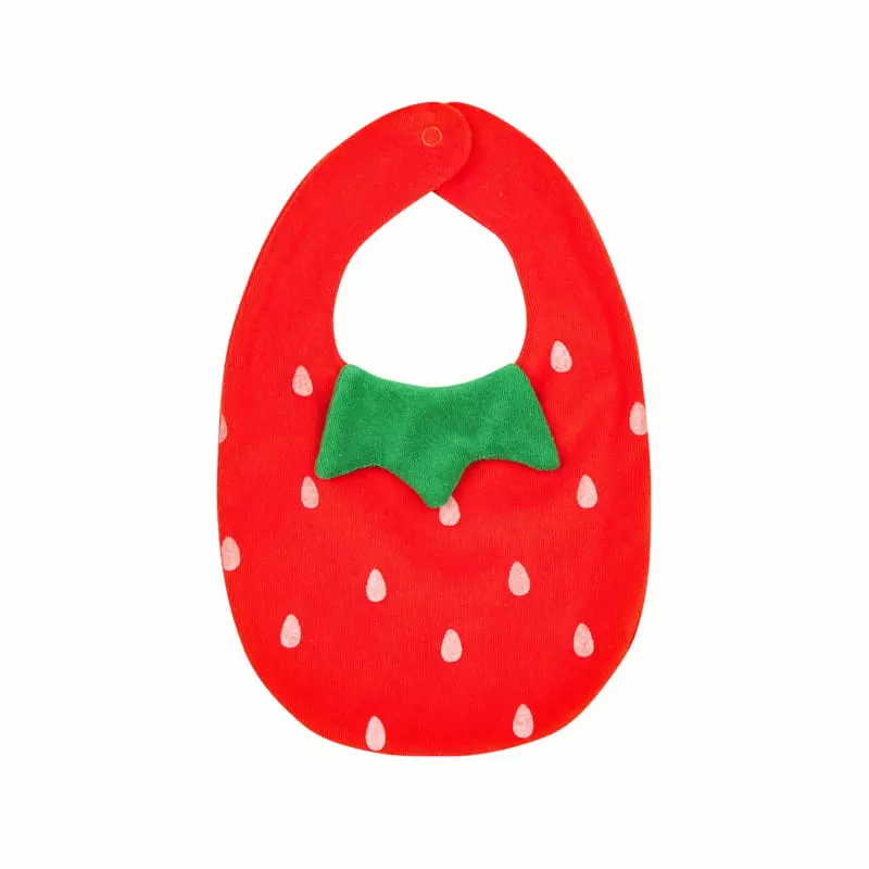 Dalkomhai - Korean Baby Fashion - #babyclothing - Strawberry Bib