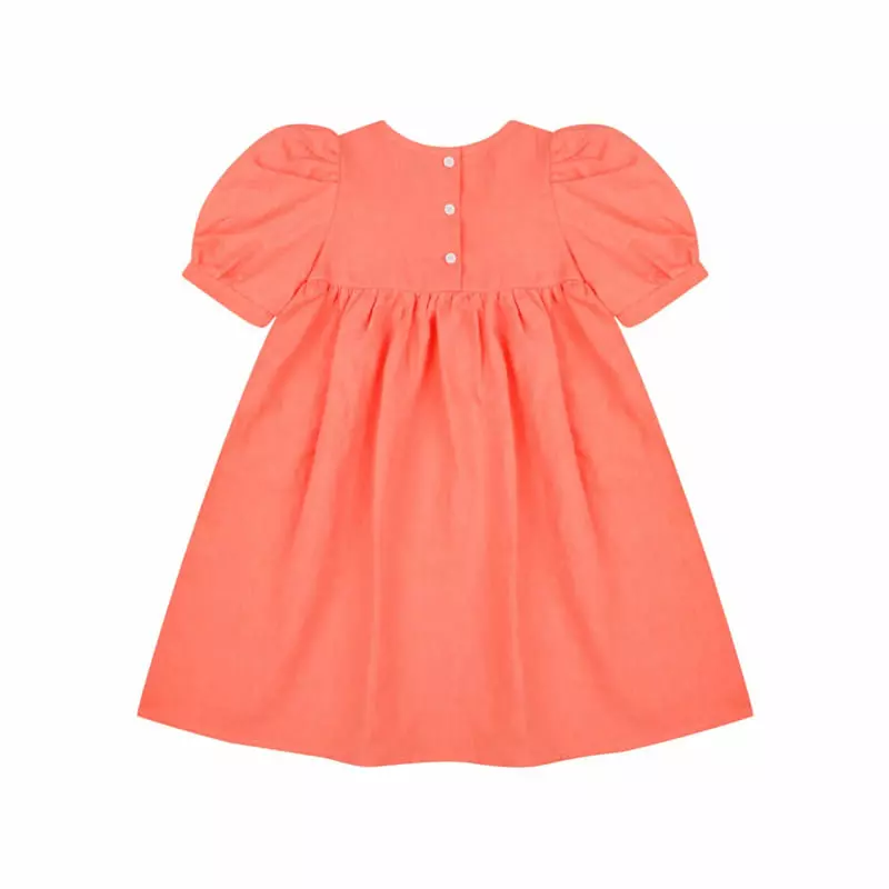 Dalkomhai - Korean Children Fashion - #Kfashion4kids - Linen One-piece - 3