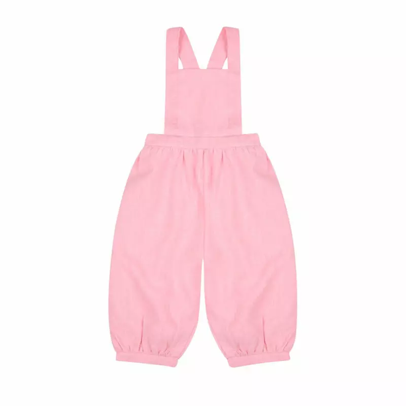 Dalkomhai - Korean Children Fashion - #kidzfashiontrend - Linen Dungarees