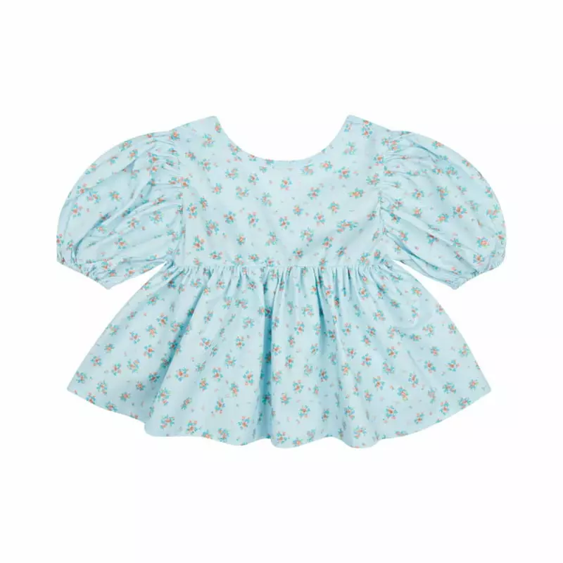 Dalkomhai - Korean Children Fashion - #magicofchildhood - Flower Blouse - 2