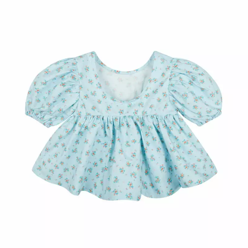 Dalkomhai - Korean Children Fashion - #minifashionista - Flower Blouse - 3