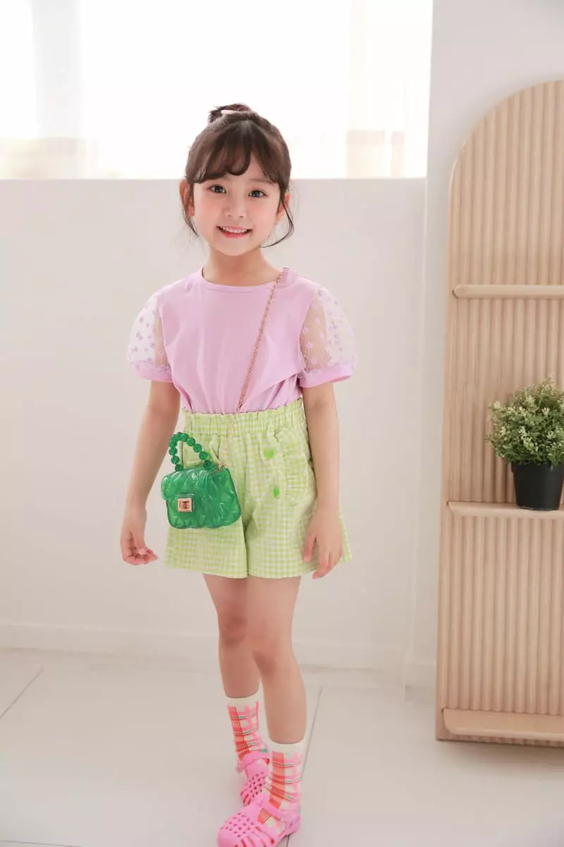 Dalla - Korean Children Fashion - #designkidswear - Heart Check Pants - 6