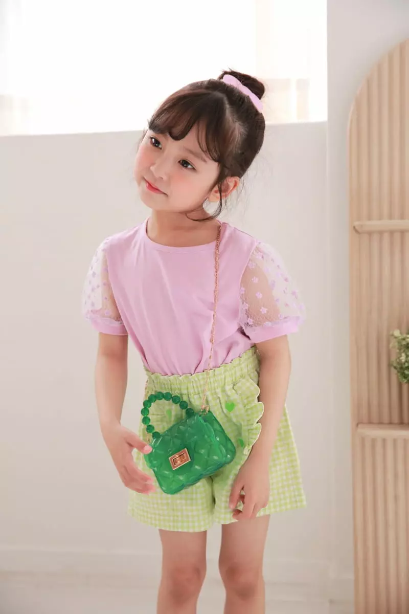 Dalla - Korean Children Fashion - #discoveringself - Heart Check Pants - 7