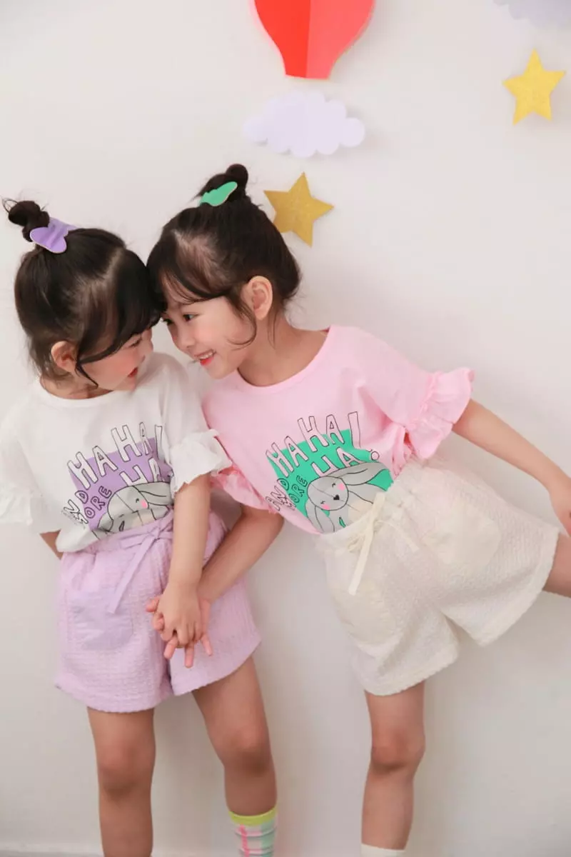 Dalla - Korean Children Fashion - #toddlerclothing - Haah Rabbit Tee - 4