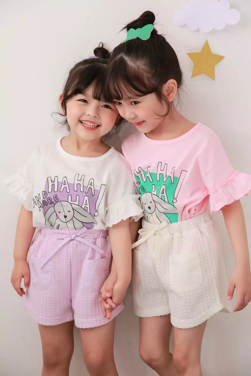 Dalla - Korean Children Fashion - #todddlerfashion - Haah Rabbit Tee - 2