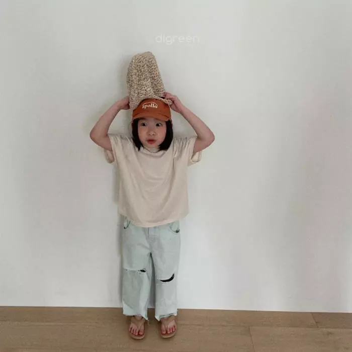 Digreen - Korean Children Fashion - #kidzfashiontrend - Natural Tee - 4