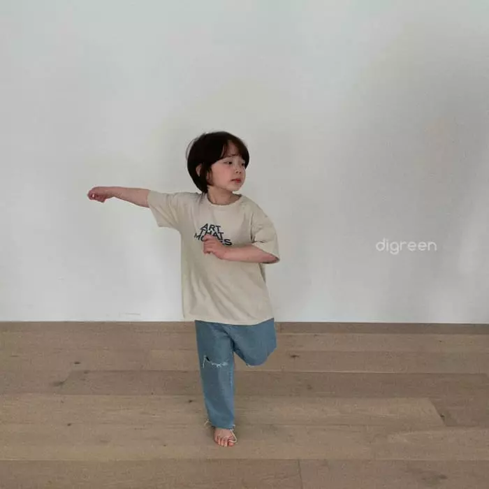 Digreen - Korean Children Fashion - #childrensboutique - Vintage Jeans - 2