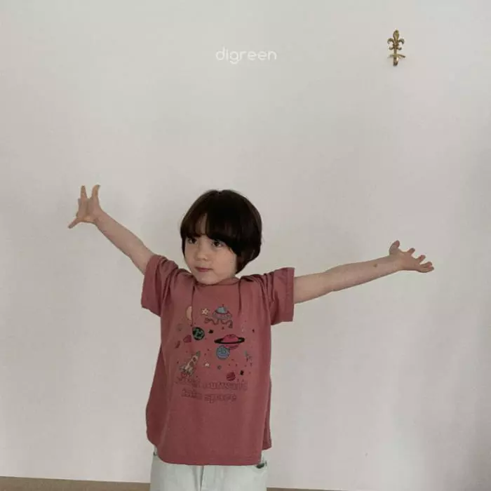 Digreen - Korean Children Fashion - #childrensboutique - Space Tee - 7