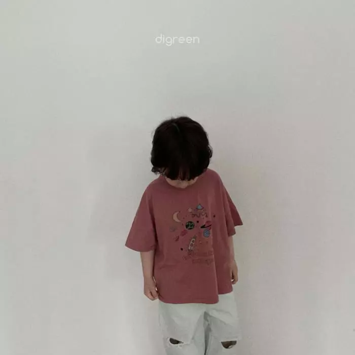 Digreen - Korean Children Fashion - #kidsshorts - Space Tee - 11