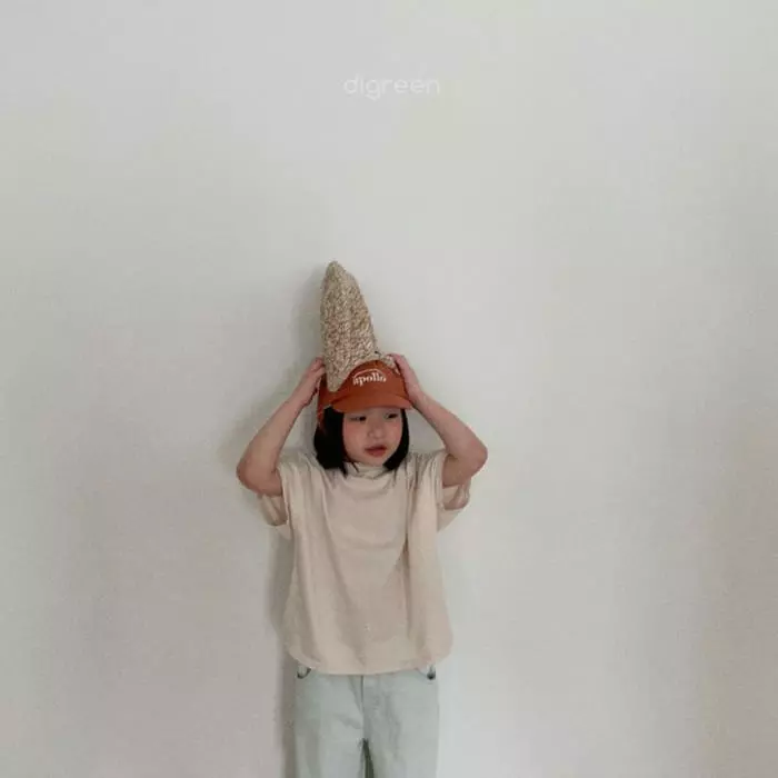 Digreen - Korean Children Fashion - #kidsstore - Natural Tee - 2