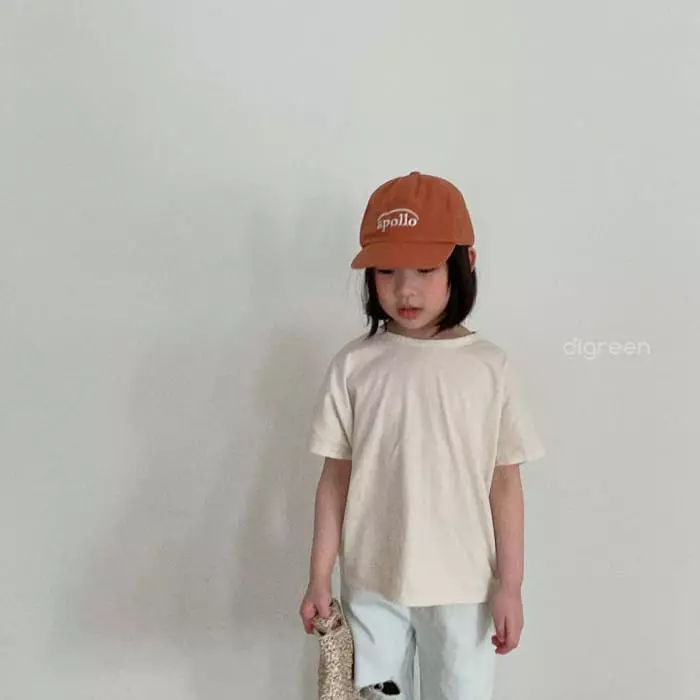 Digreen - Korean Children Fashion - #littlefashionista - Natural Tee - 5