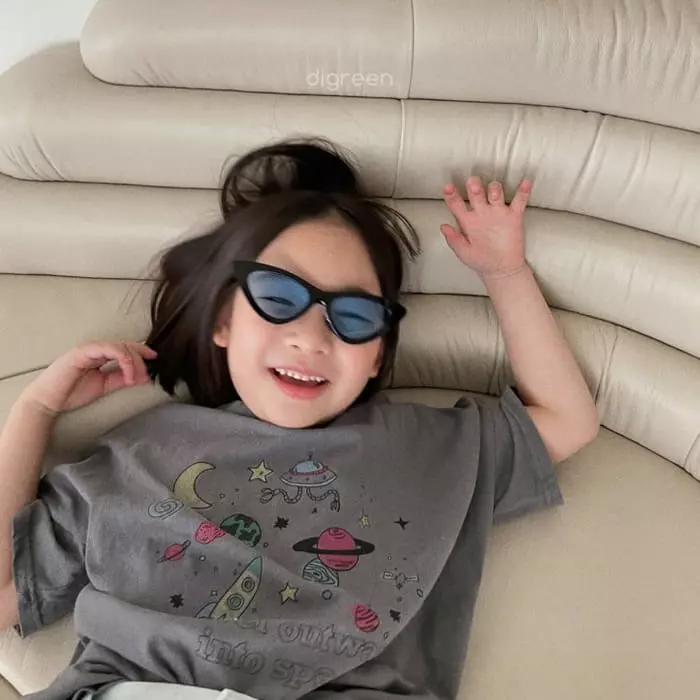 Digreen - Korean Children Fashion - #minifashionista - Space Tee