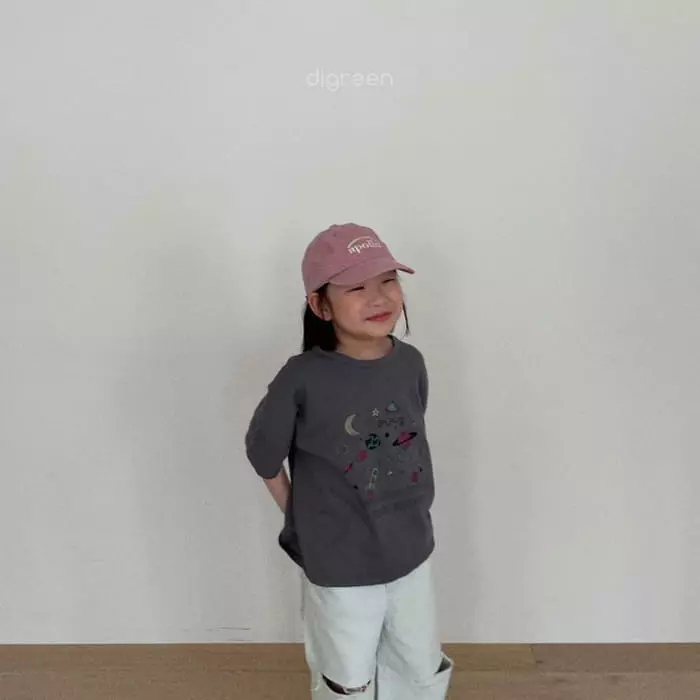 Digreen - Korean Children Fashion - #todddlerfashion - Space Tee - 4