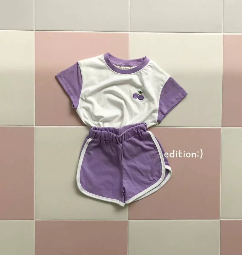 Edition - Korean Children Fashion - #kidzfashiontrend - Fruit Summer Top Bottom Set - 5