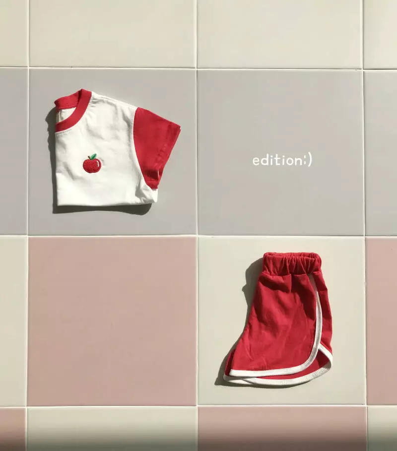 Edition - Korean Children Fashion - #prettylittlegirls - Fruit Summer Top Bottom Set - 10