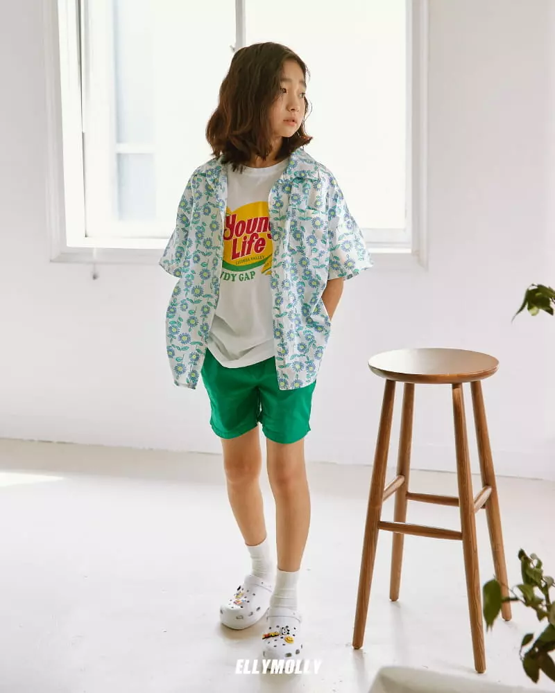 Ellymolly - Korean Children Fashion - #Kfashion4kids - Flower Shirt - 11
