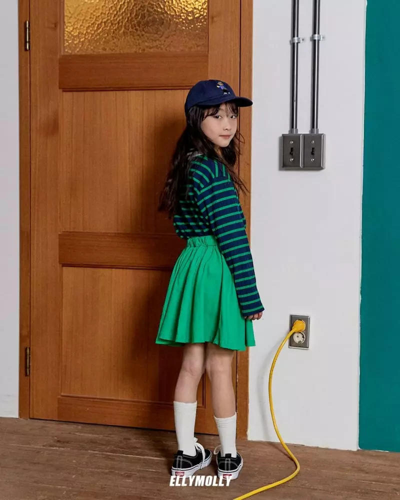 Ellymolly - Korean Children Fashion - #Kfashion4kids - Shirring Skirt - 8
