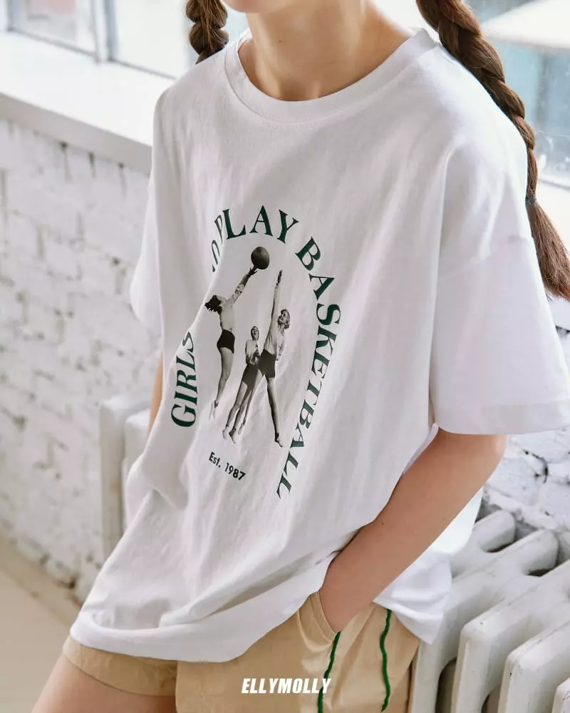 Ellymolly - Korean Children Fashion - #childofig - Basketball Tee - 10
