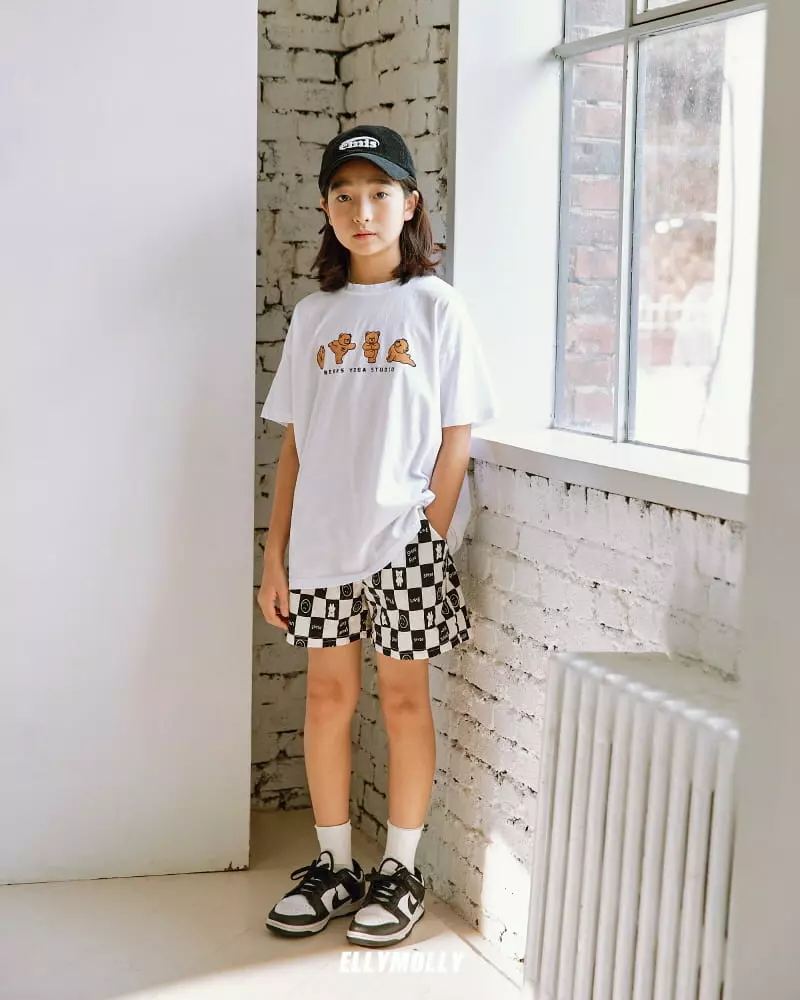 Ellymolly - Korean Children Fashion - #childofig - Square Check Shorts - 9