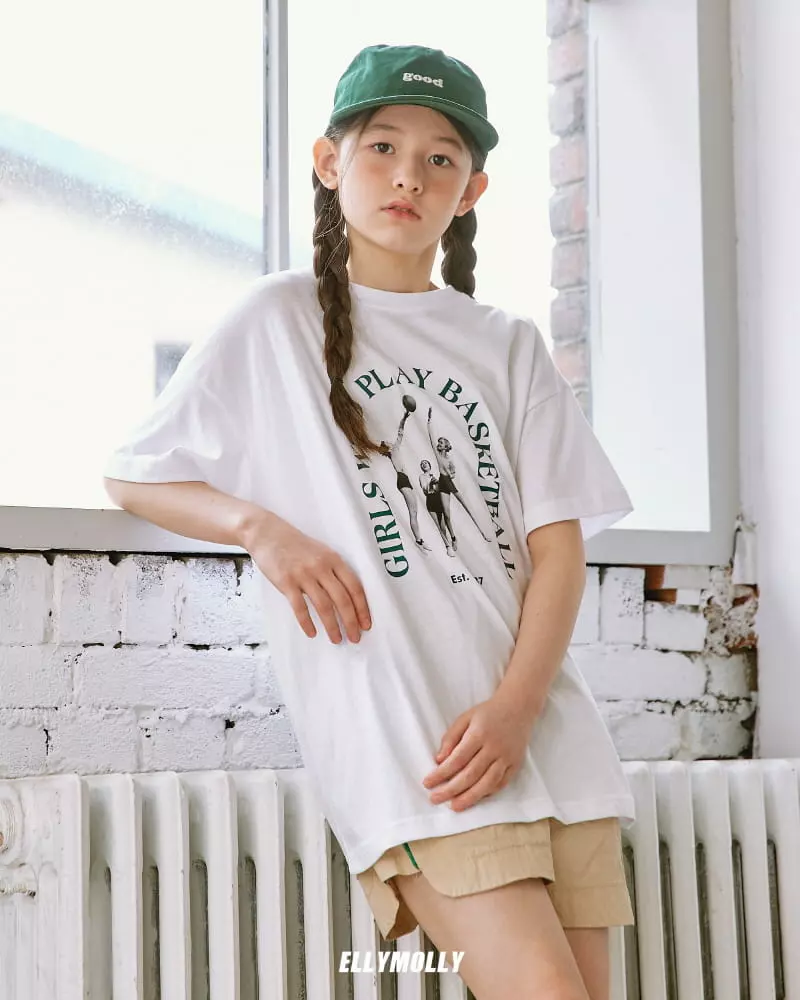 Ellymolly - Korean Children Fashion - #childrensboutique - Basketball Tee - 11