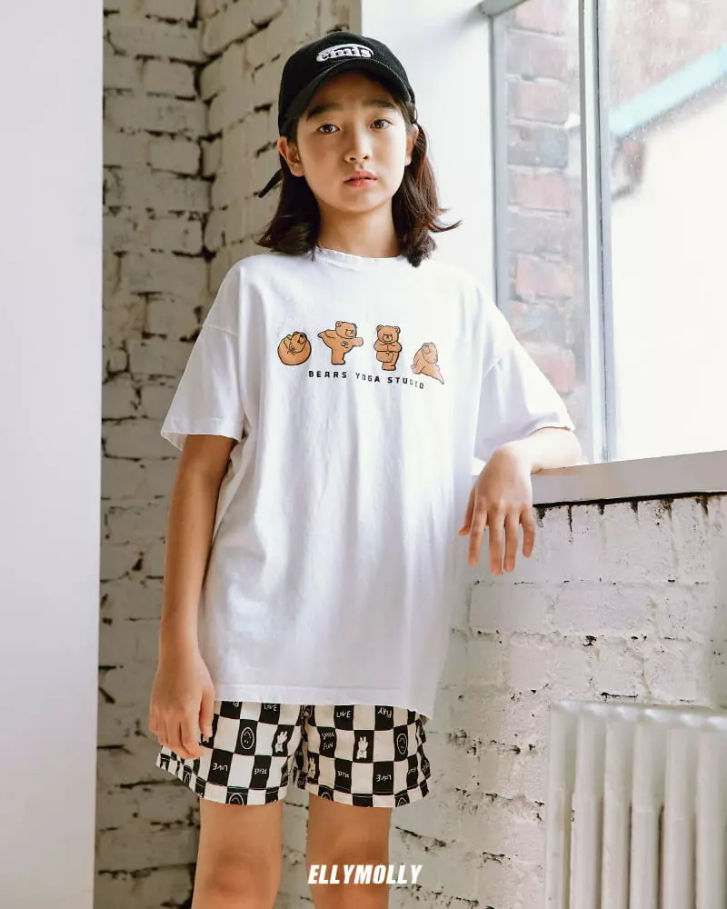Ellymolly - Korean Children Fashion - #childrensboutique - Square Check Shorts - 11