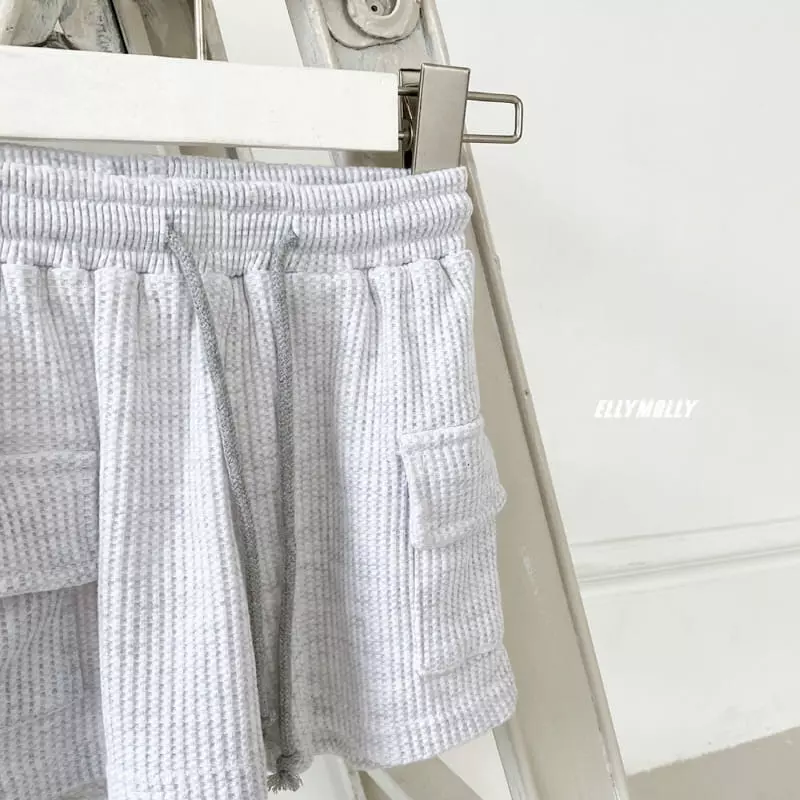 Ellymolly - Korean Children Fashion - #designkidswear - Waffle Shorts