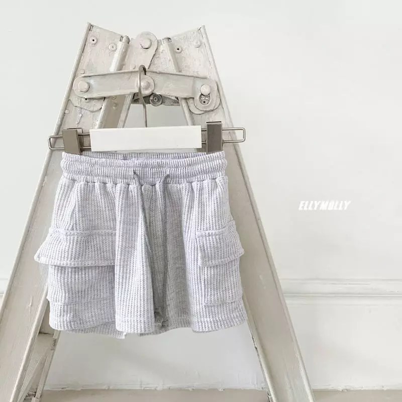 Ellymolly - Korean Children Fashion - #discoveringself - Waffle Shorts - 2