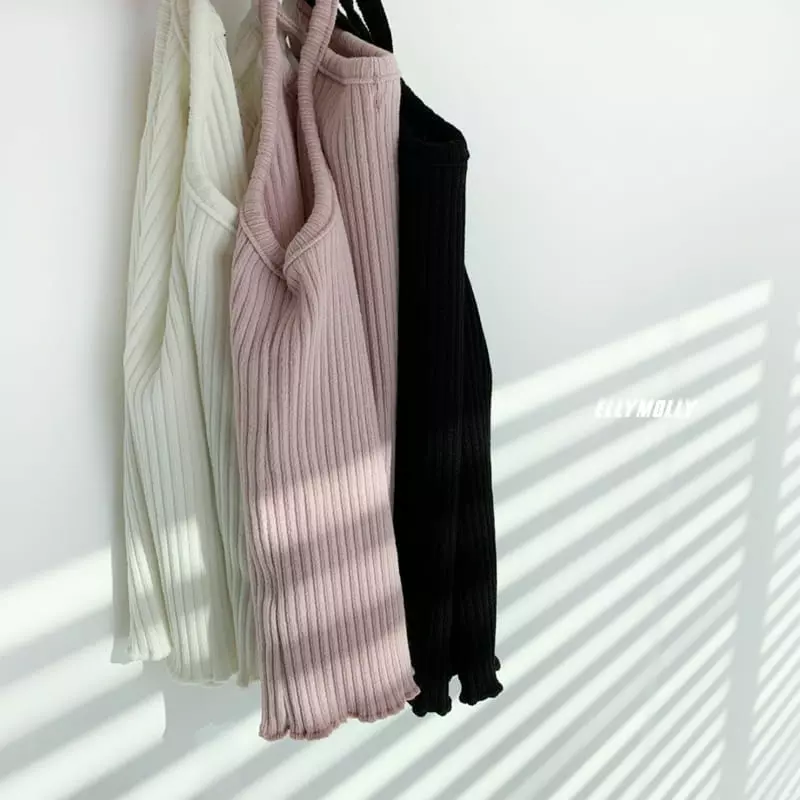 Ellymolly - Korean Children Fashion - #discoveringself - Rib Sleeveless - 3