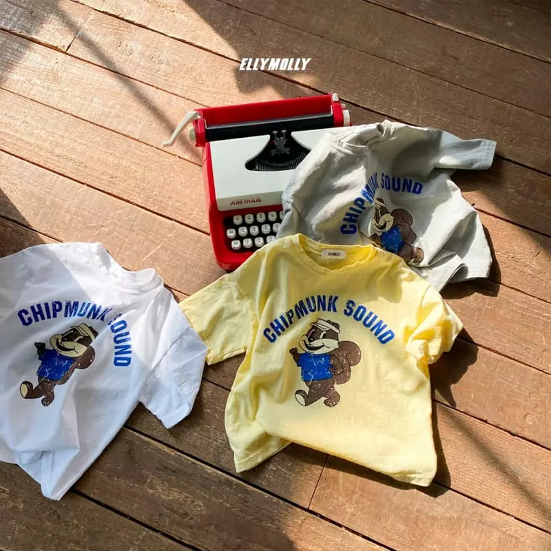 Ellymolly - Korean Children Fashion - #fashionkids - Squirrel Tee - 9