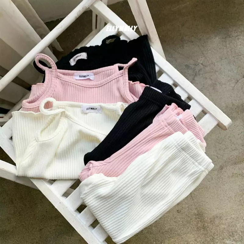 Ellymolly - Korean Children Fashion - #discoveringself - Rib Sleeveless - 4