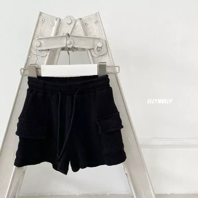 Ellymolly - Korean Children Fashion - #fashionkids - Waffle Shorts - 4