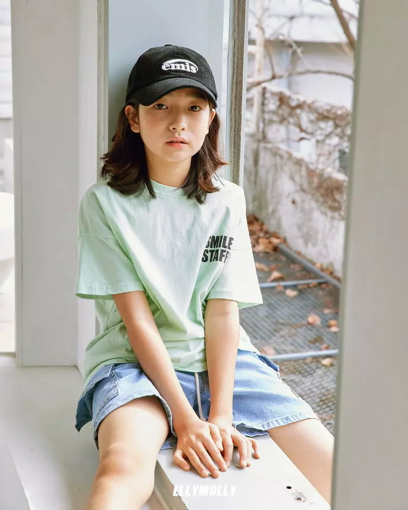 Ellymolly - Korean Children Fashion - #kidsshorts - Pocket Denim Shorts - 11