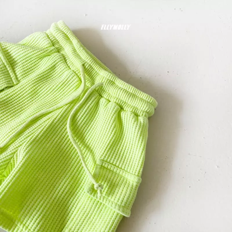 Ellymolly - Korean Children Fashion - #kidsstore - Waffle Shorts - 5