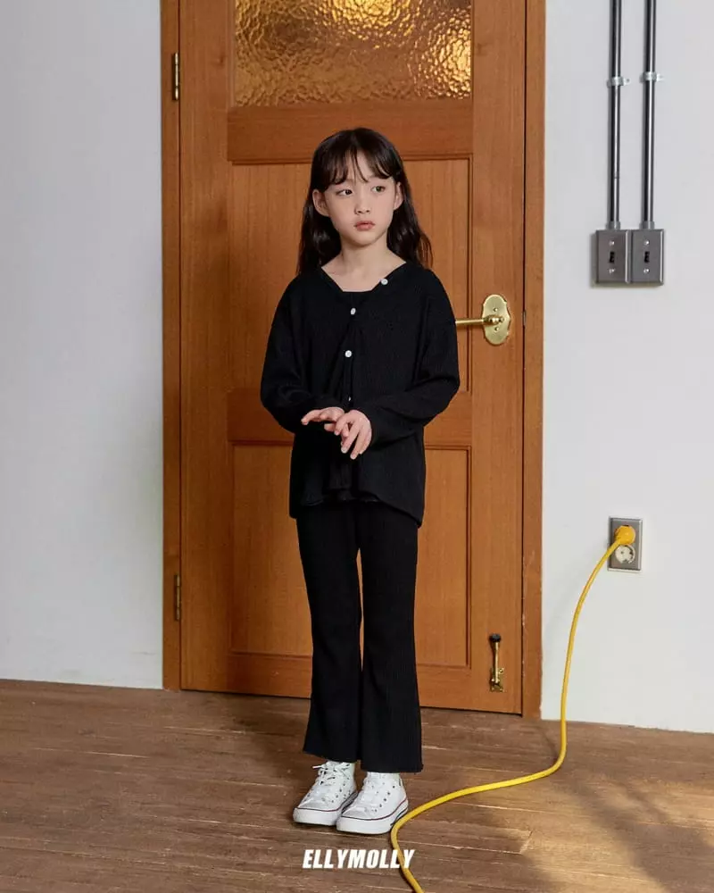 Ellymolly - Korean Children Fashion - #kidzfashiontrend - Rib Leggings - 9