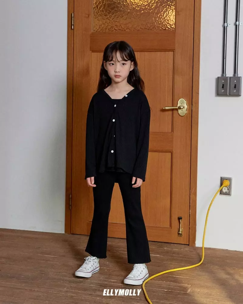 Ellymolly - Korean Children Fashion - #littlefashionista - Rib Leggings - 11